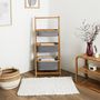 Voir la diapositive 5 : Paris Prix Étagère Rangement Pliable  Bambou  107cm Naturel