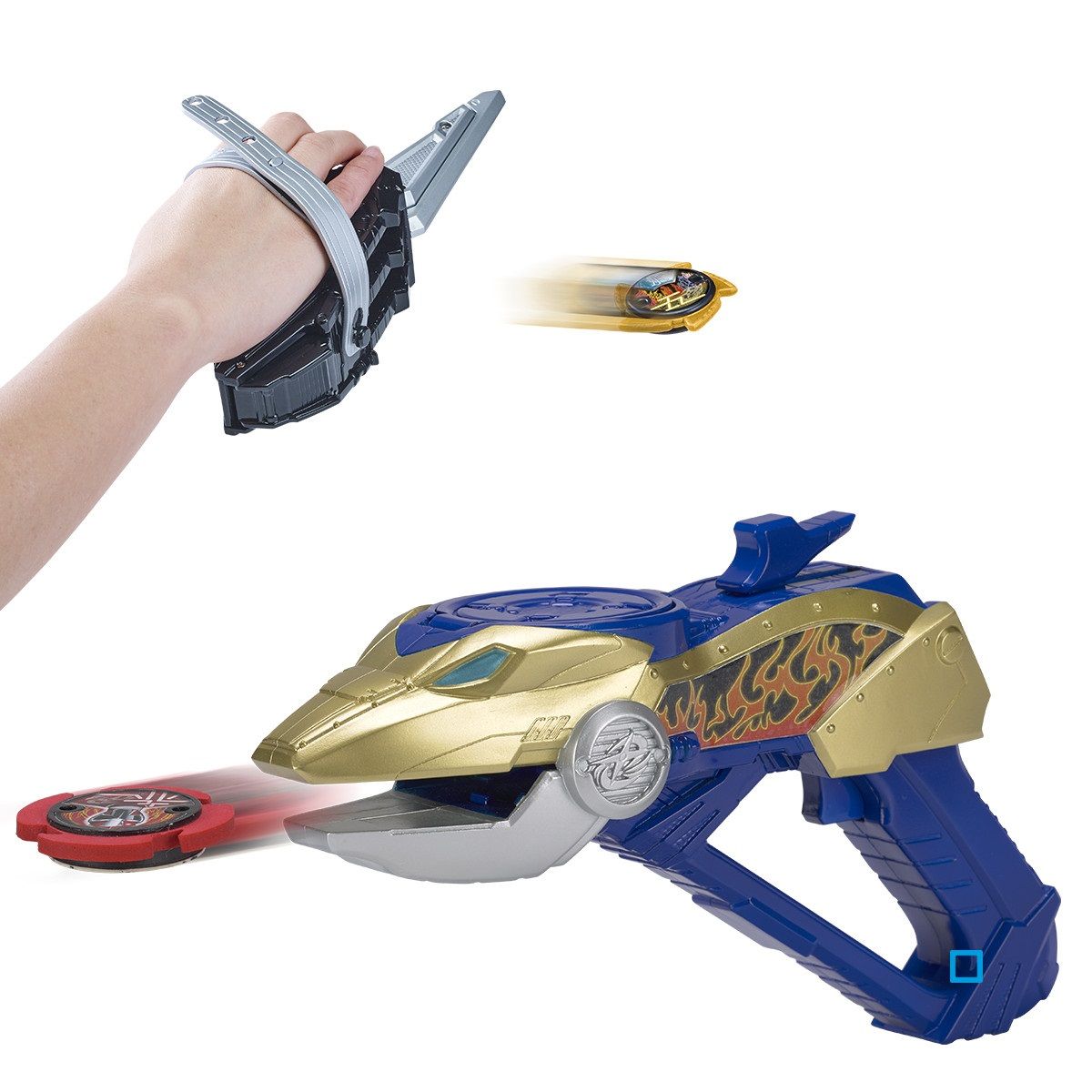BANDAI Lanceur d'étoile Ninja Steel Power Rangers