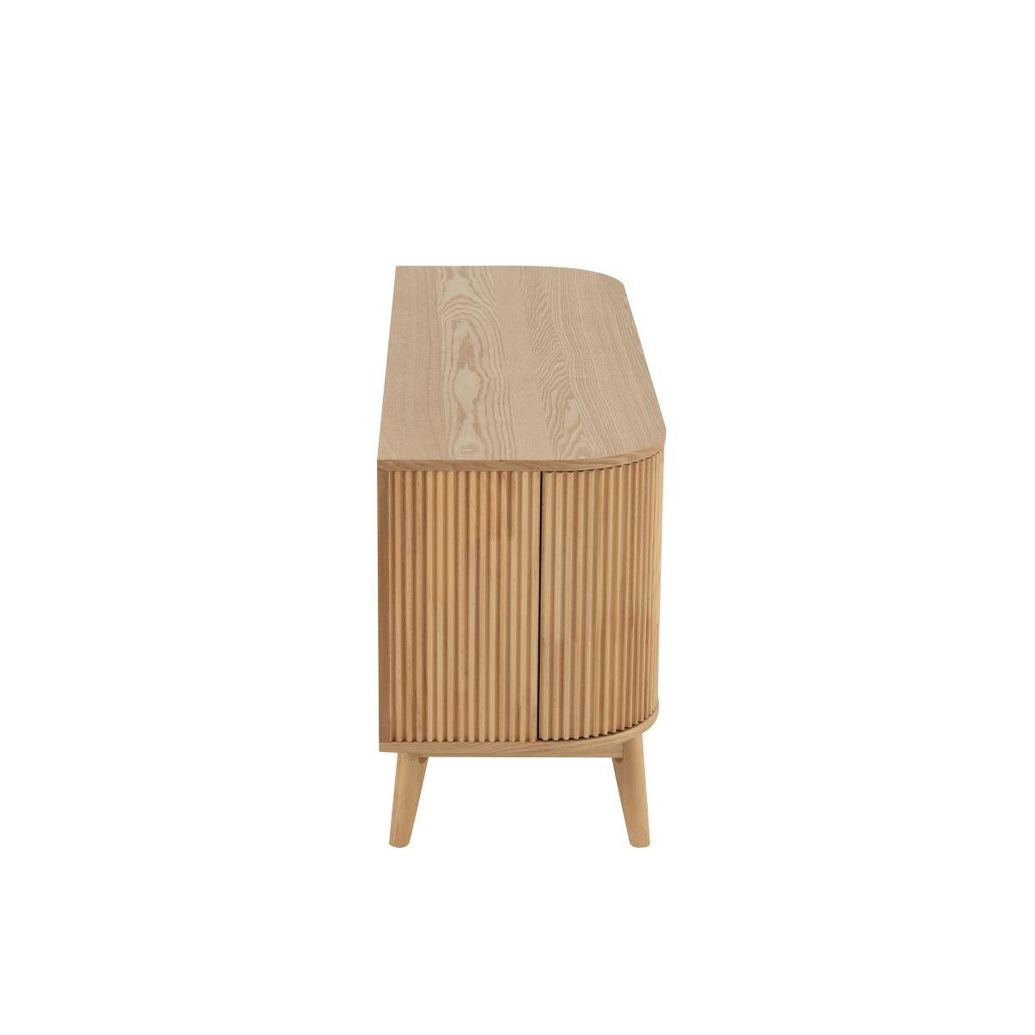 Voir la diapositive 4 : J-LINE Meuble tv en bois  alta  120cm naturel