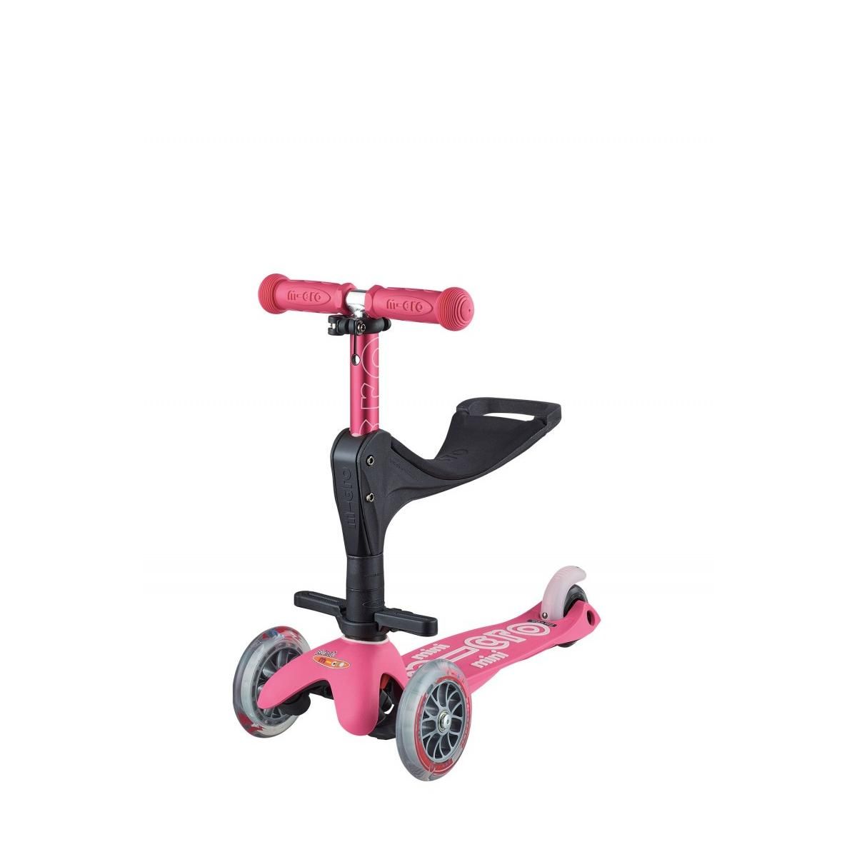 Micro Trottinette  Mini 3en1 Revolution Deluxe - Framboise