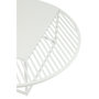 Voir la diapositive 6 : Paris Prix Table Basse de Jardin en Métal  Celie  90cm Blanc