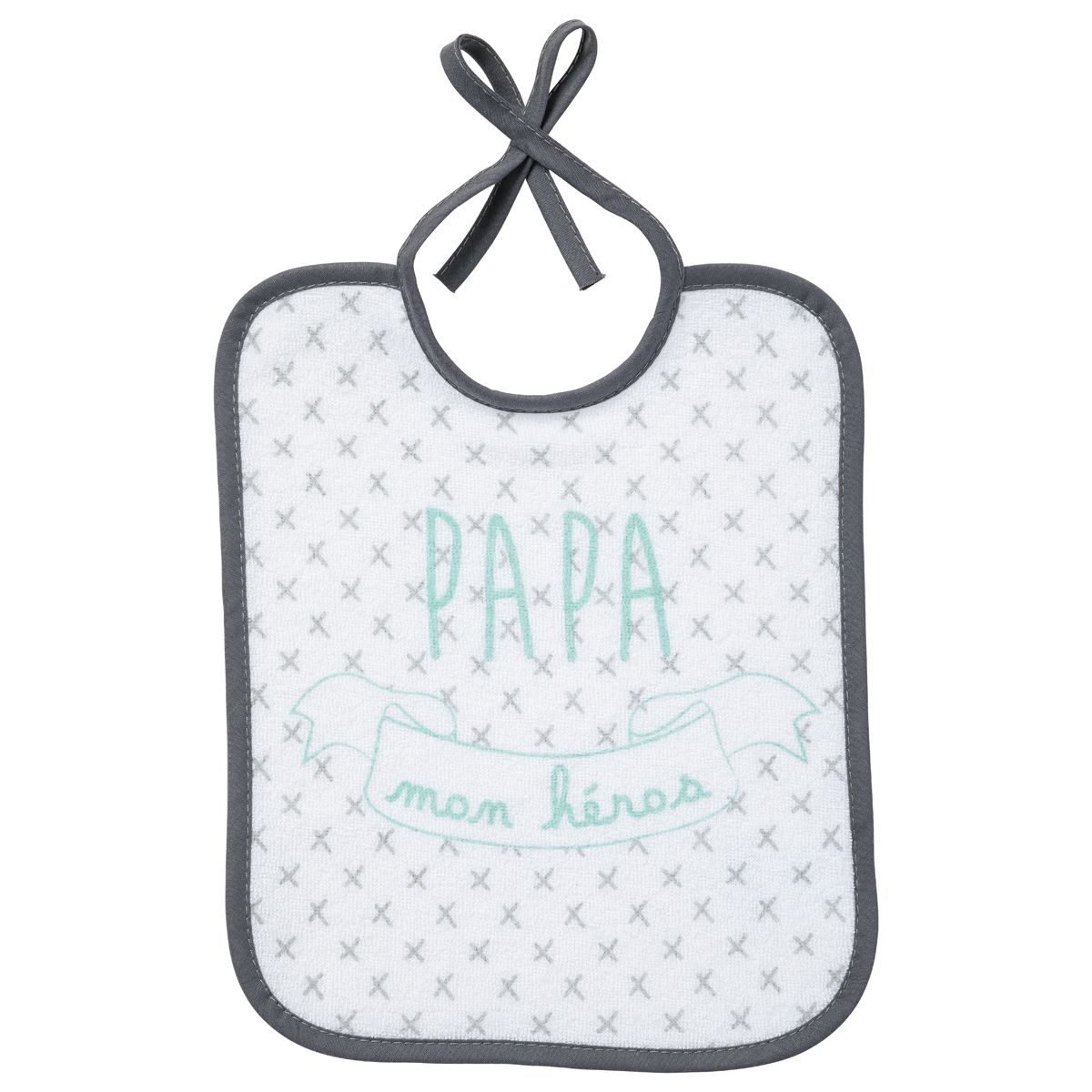 Babycalin Lot de 5 bavoirs message famille 