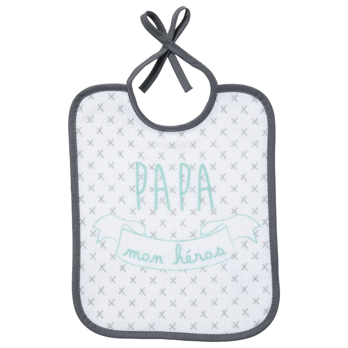 Babycalin Lot de 5 bavoirs message famille 