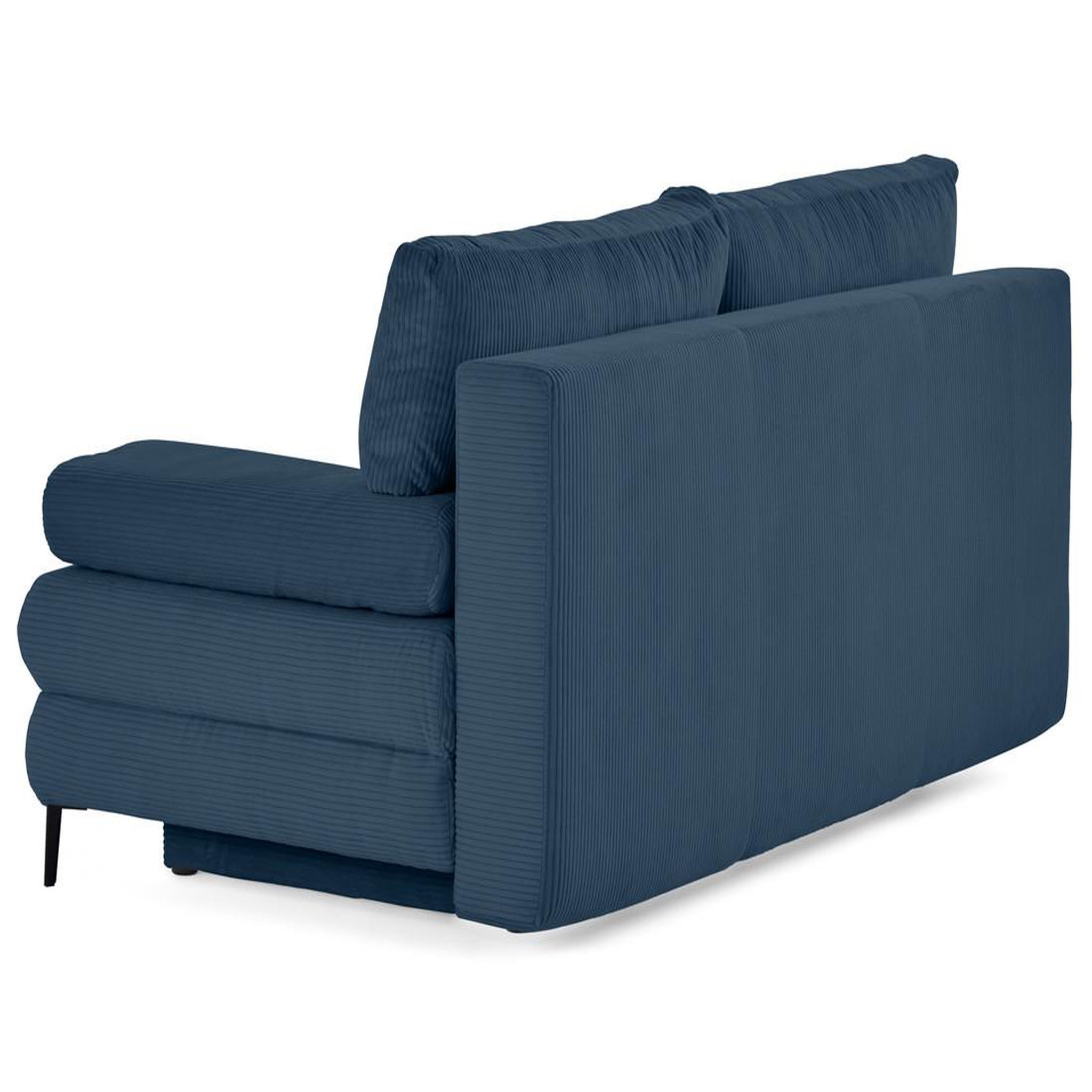 Voir la diapositive 6 : BEST MOBILIER Elton - canapé 3 places convertible avec coffre en velours côtelé