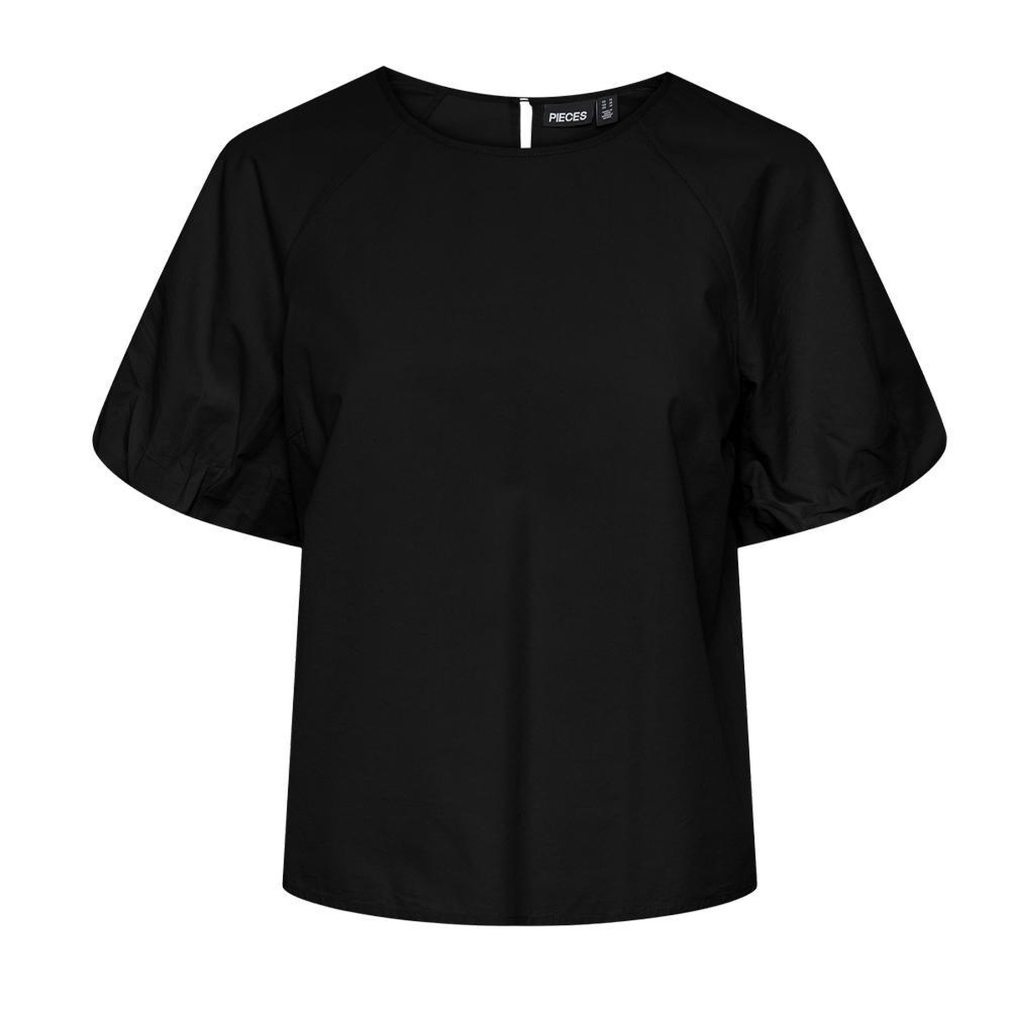 Pieces Blouse Noire Femme Pieces Karson. Coloris disponibles : Noir