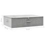 Voir la diapositive 6 : VIDAXL Boîte de rangement Tissu 70x40x18 cm Gris