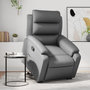 Voir la diapositive 1 : VIDAXL Fauteuil inclinable Gris Similicuir