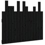 Voir la diapositive 2 : VIDAXL Tete de lit murale Noir 95,5x3x80 cm Bois massif de pin