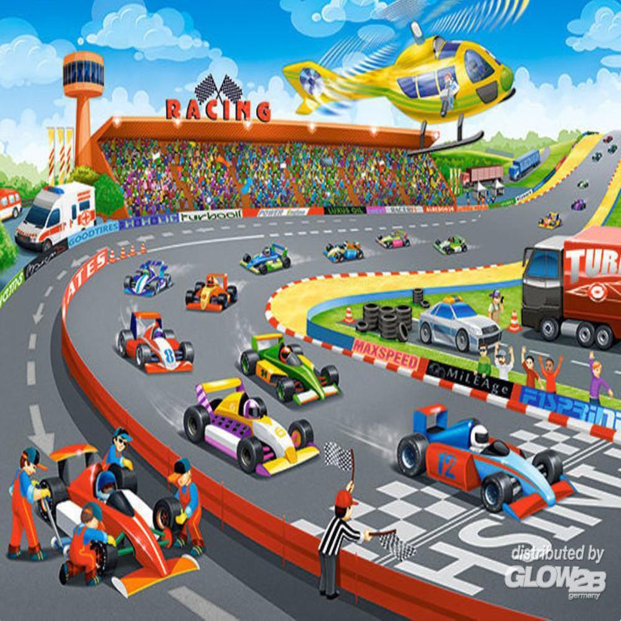 Voir la diapositive 4 : Castorland Puzzle 100 pièces : Course de formule 1