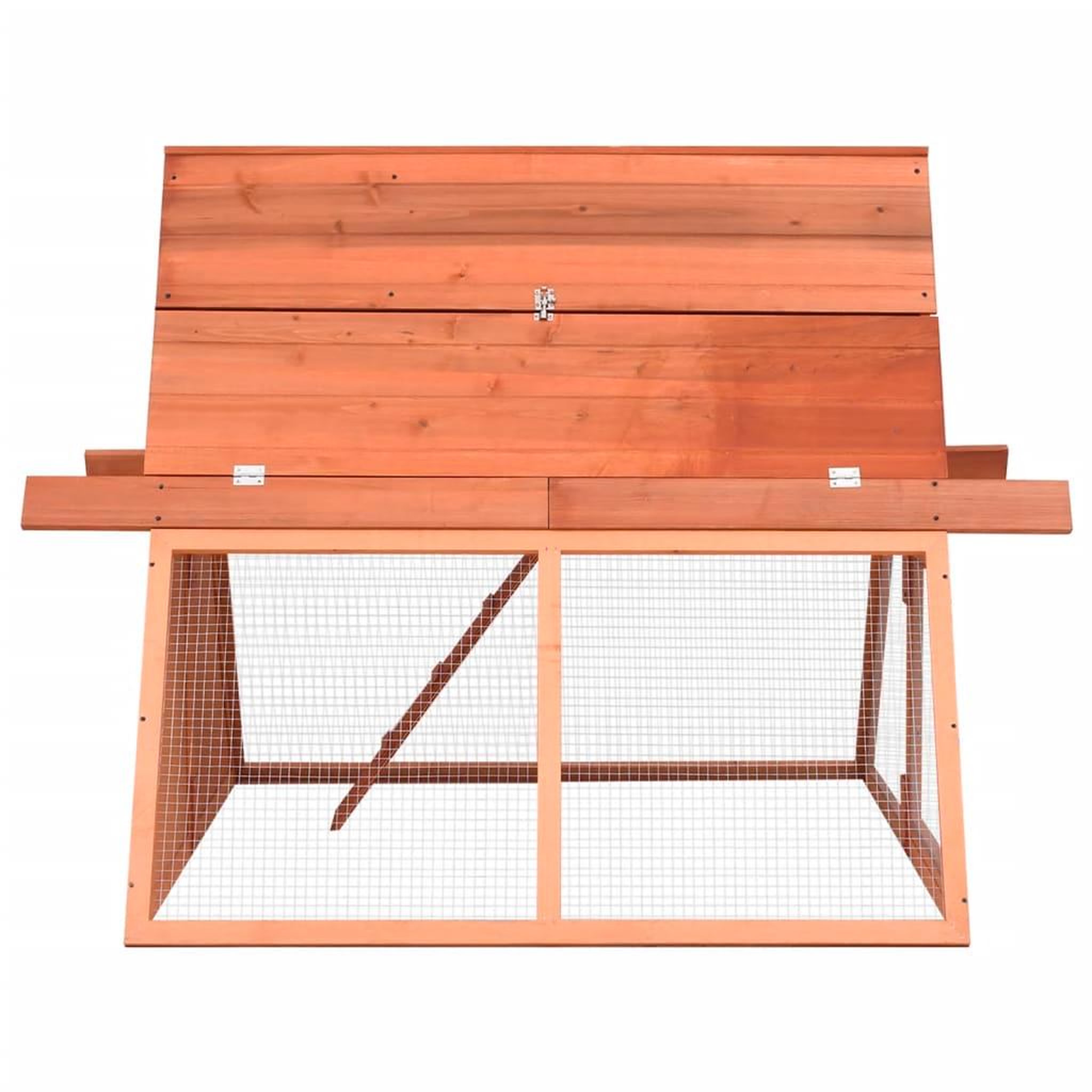 Voir la diapositive 4 : VIDAXL Clapier 152x127x109,5 cm bois de sapin massif