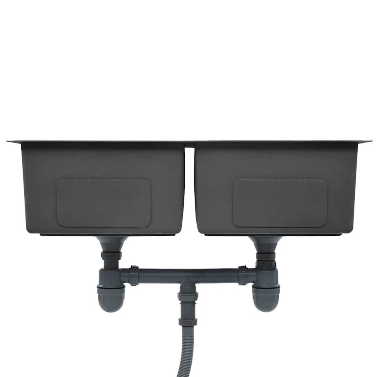 VIDAXL Evier de cuisine fait a la main Acier inoxydable