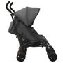 Voir la diapositive 3 : VIDAXL Poussette a deux places Anthracite Acier