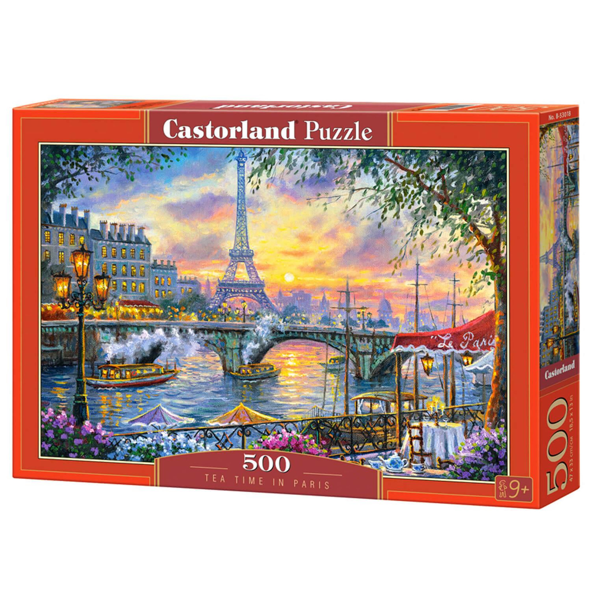 Voir la diapositive 2 : Castorland Puzzle 500 pièces : Paris à l'heure du thé
