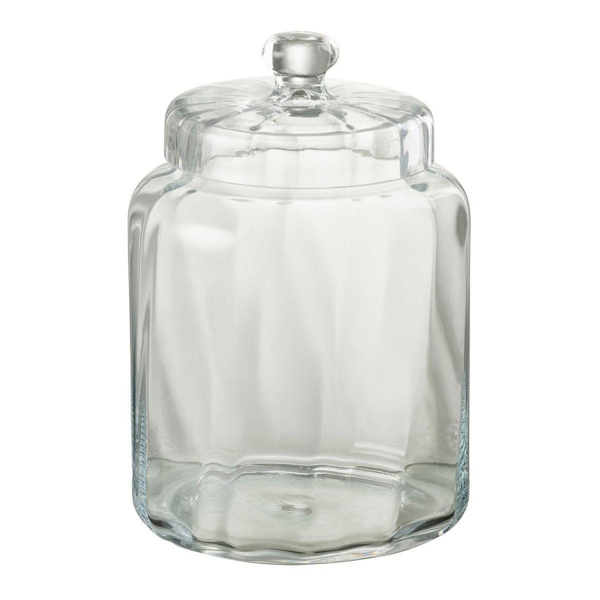 J-LINE Bonbonnière en verre  elia  28cm transparent