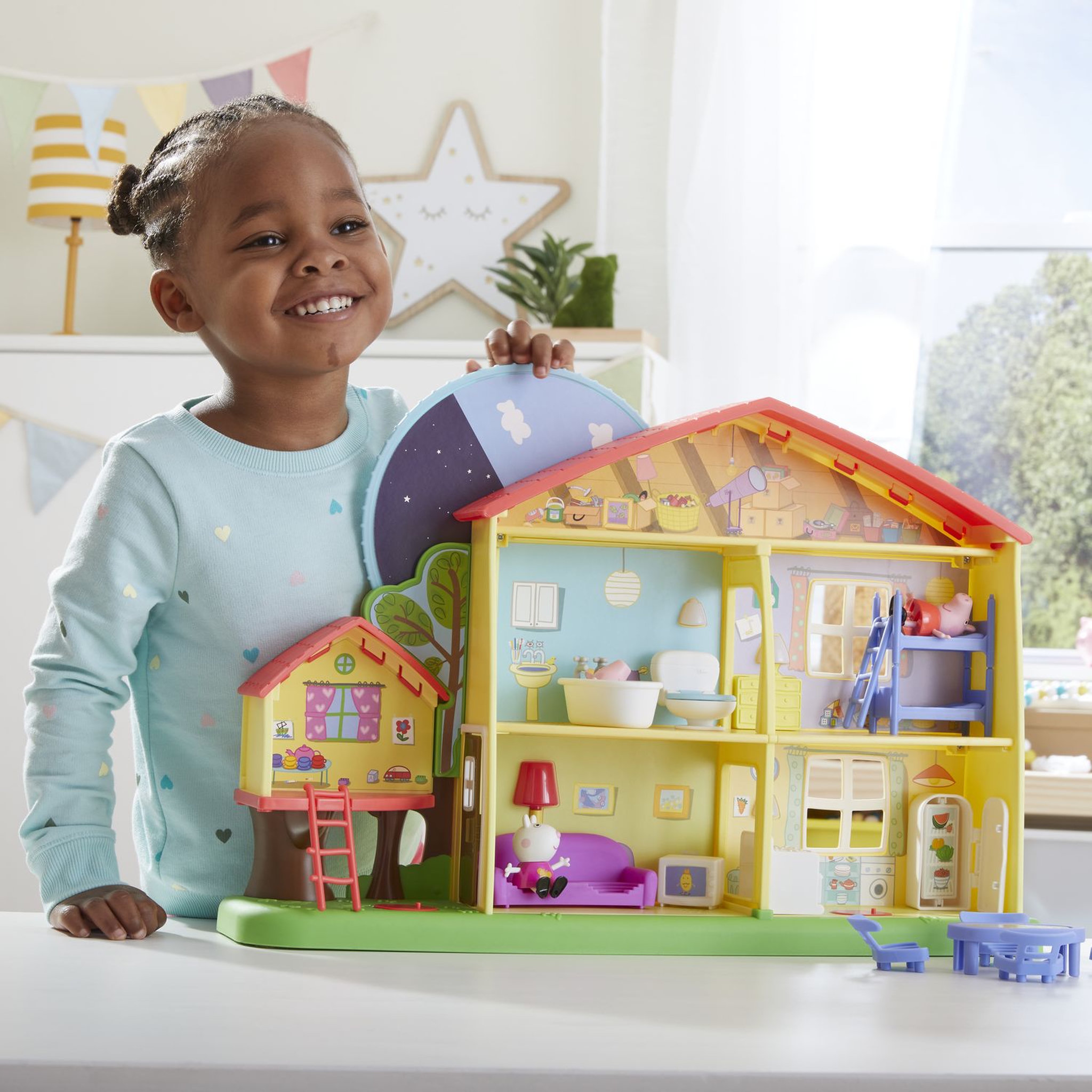 Voir la diapositive 7 : PEPPA PIG Maison Jour et nuit de Peppa