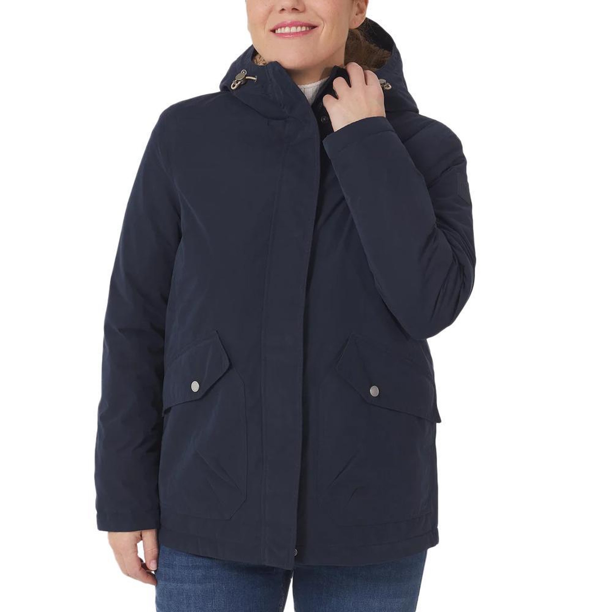 TBS Manteau Marine Femme TBS JUDITMAN. Coloris disponibles : Bleu