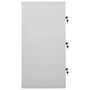 Voir la diapositive 4 : VIDAXL Armoires a casiers 2 pcs Gris clair 90x45x92,5 cm Acier