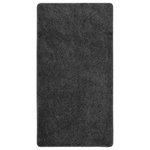 VIDAXL Tapis shaggy antiderapant Gris 80x150 cm