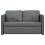 Voir la diapositive 5 : VIDAXL Canapé lit 2 en 1 gris foncé 112x174x55 cm tissu