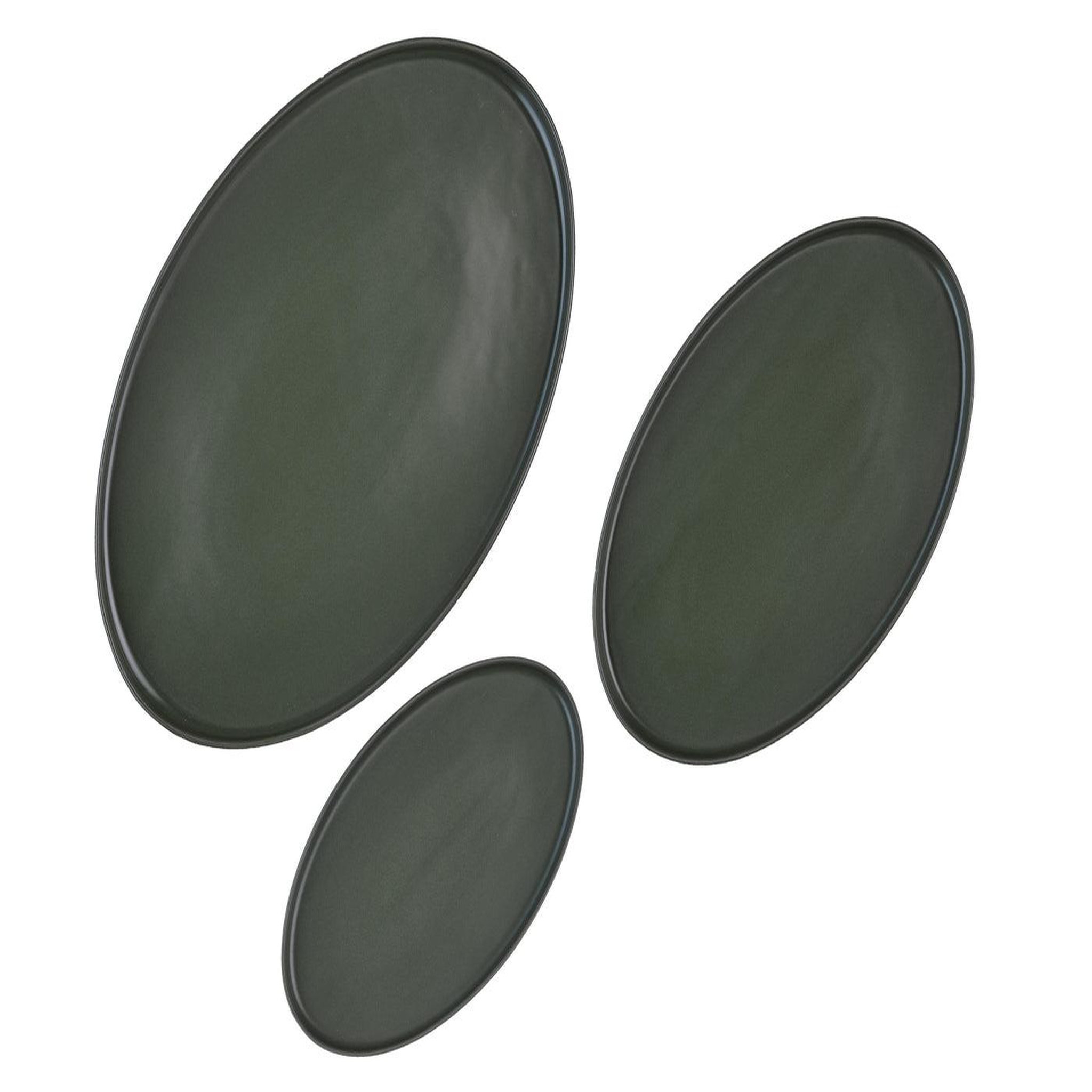 BJORN Plateau de service scandi - 3 pièces - olive