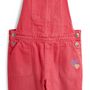 Voir la diapositive 2 : INEXTENSO Salopette denim rose fille 