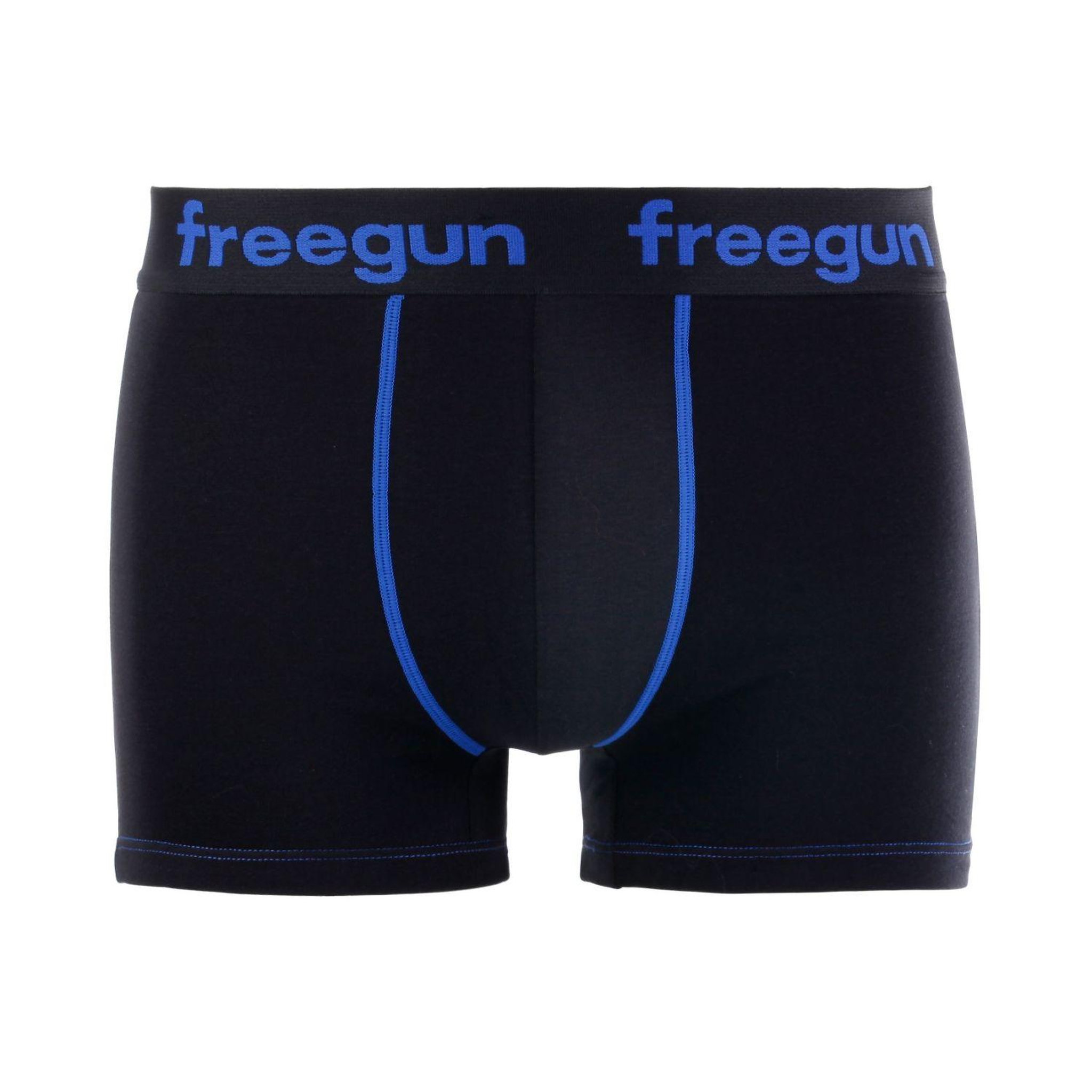 Voir la diapositive 6 : FREEGUN Lot de 9 Boxers coton homme E1