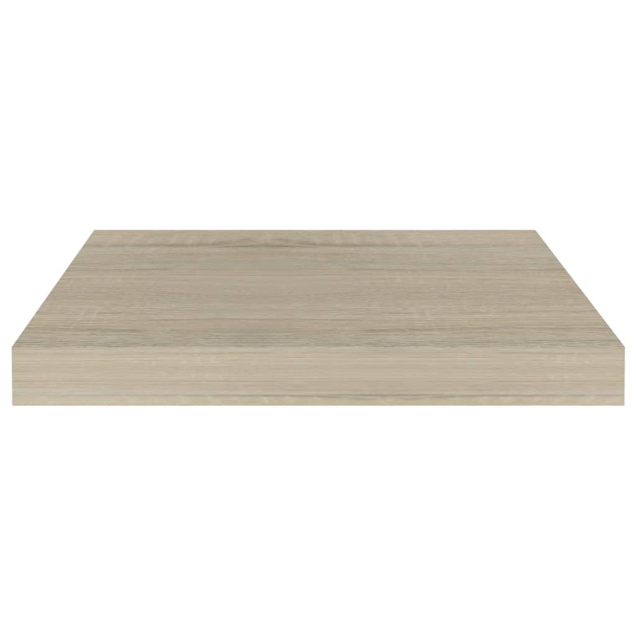 Voir la diapositive 5 : VIDAXL Etageres murales flottantes 2 pcs chene 40x23x3,8 cm MDF