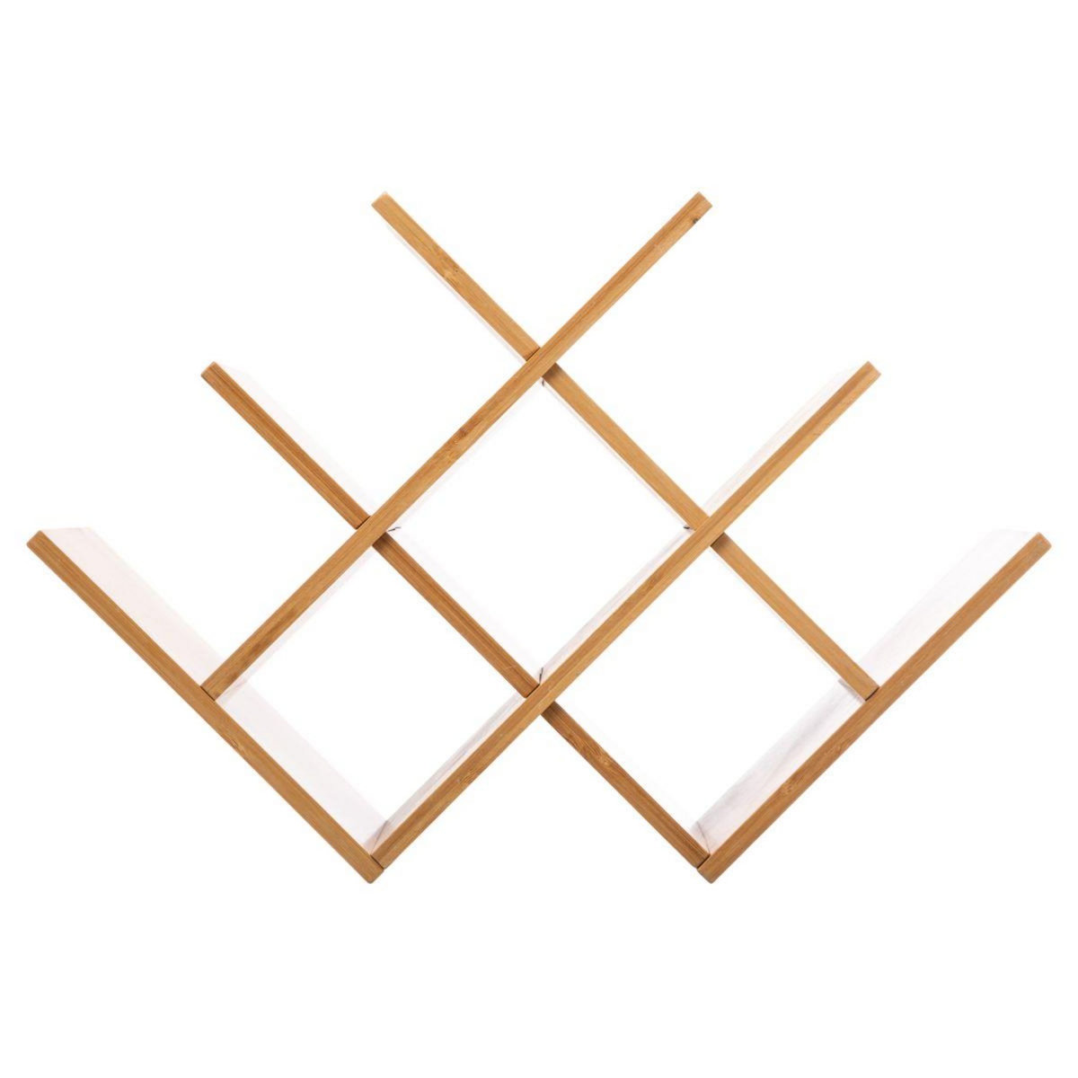 Porte-bouteilles 8 cases en bambou