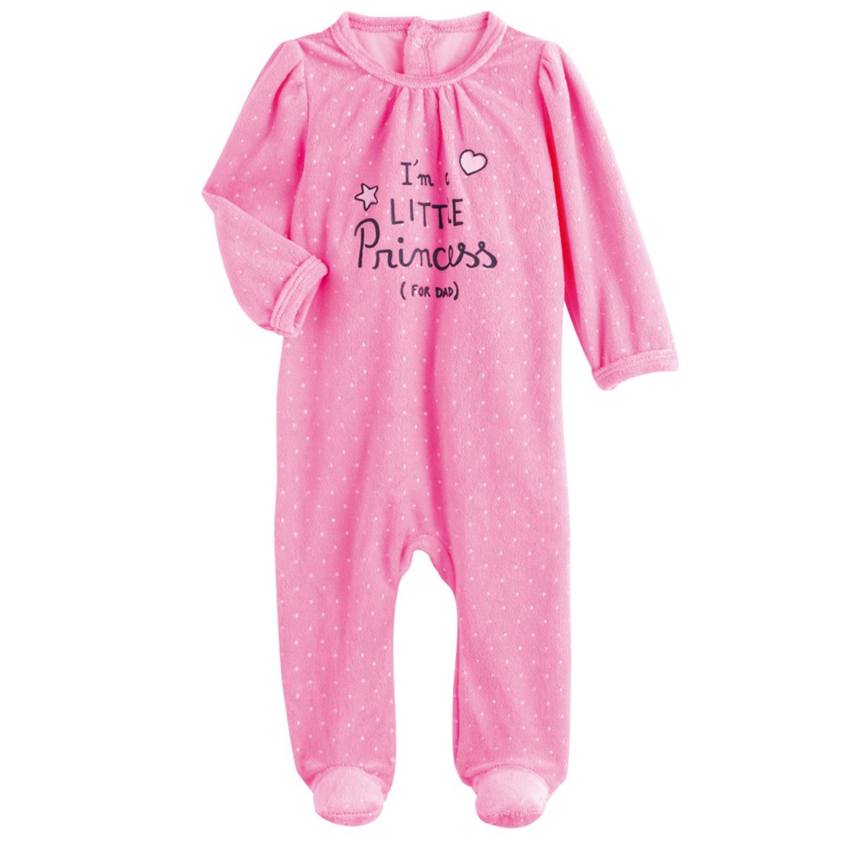 INEXTENSO Pyjama velours bébé fille
