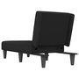 Voir la diapositive 5 : VIDAXL Chaise longue noir velours