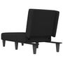 Voir la diapositive 5 : VIDAXL Chaise longue noir velours
