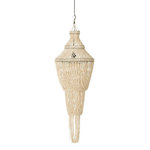 Paris Prix Lampe Suspension Coquillage  Daisy  176cm Naturel