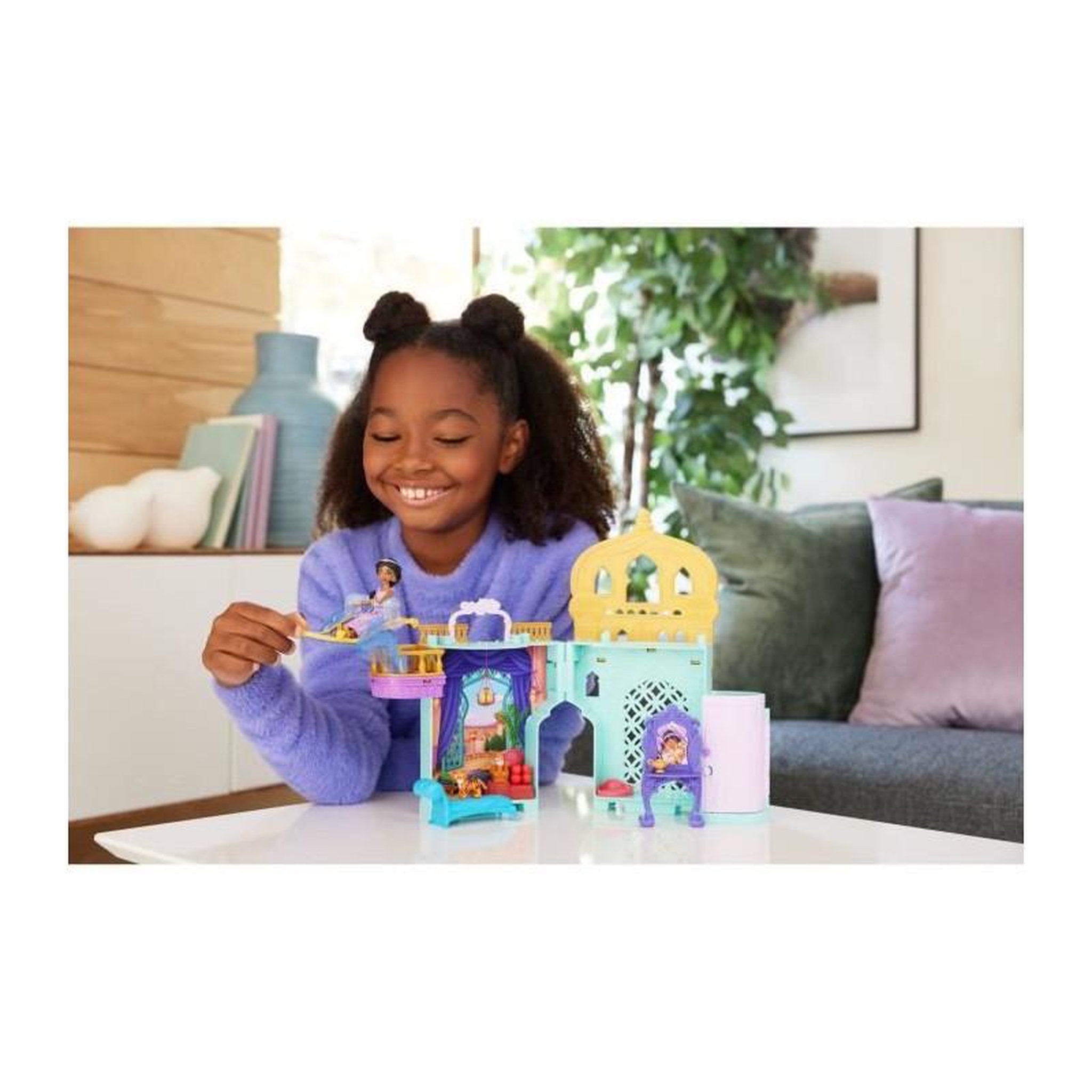 Voir la diapositive 2 : MATTEL Disney Princesses - Coffret Le Château de Jasmine - Figurine - 3 ans et + MATTEL - HLW93