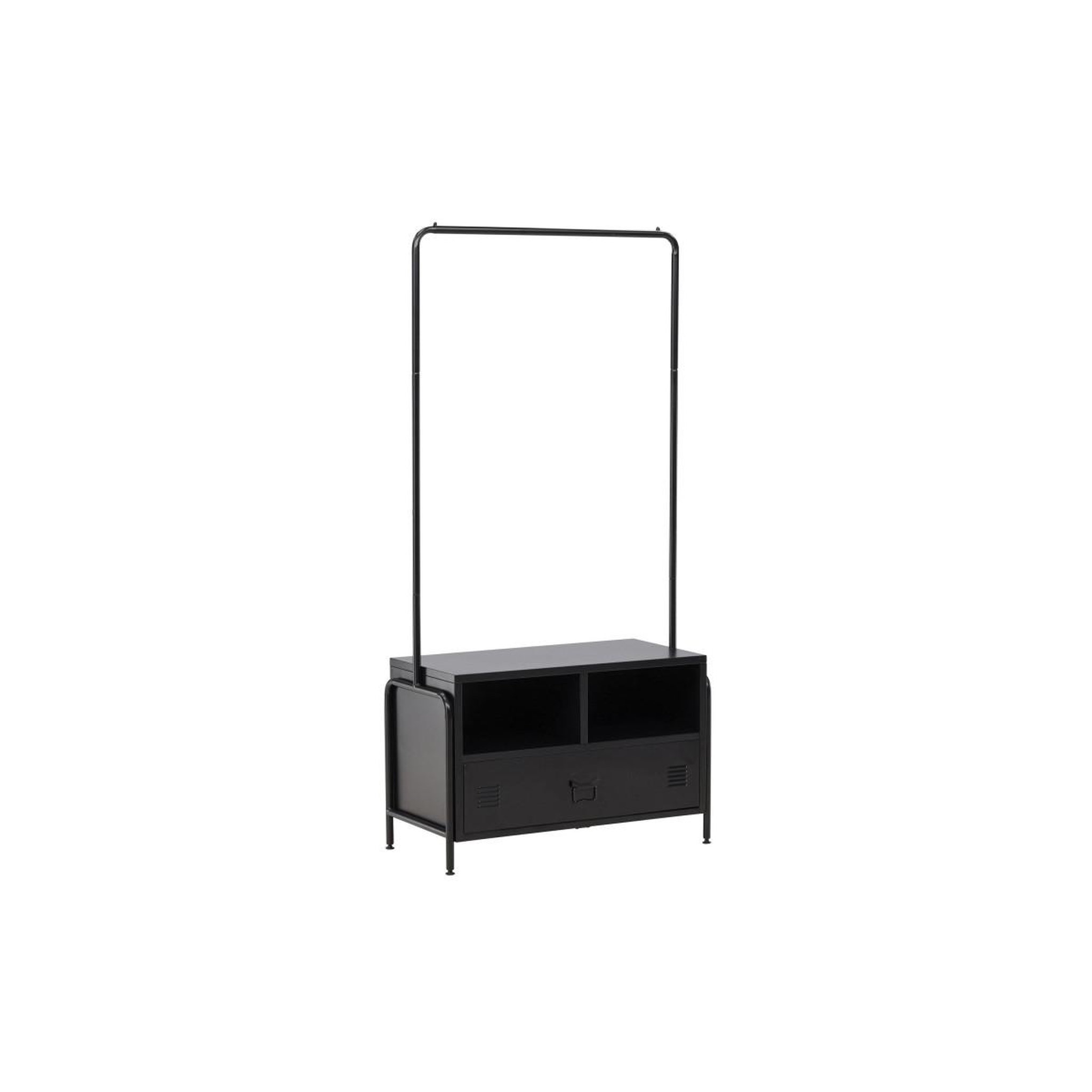 Voir la diapositive 3 : Paris Prix Portant à vêtement déco  quito  175cm noir