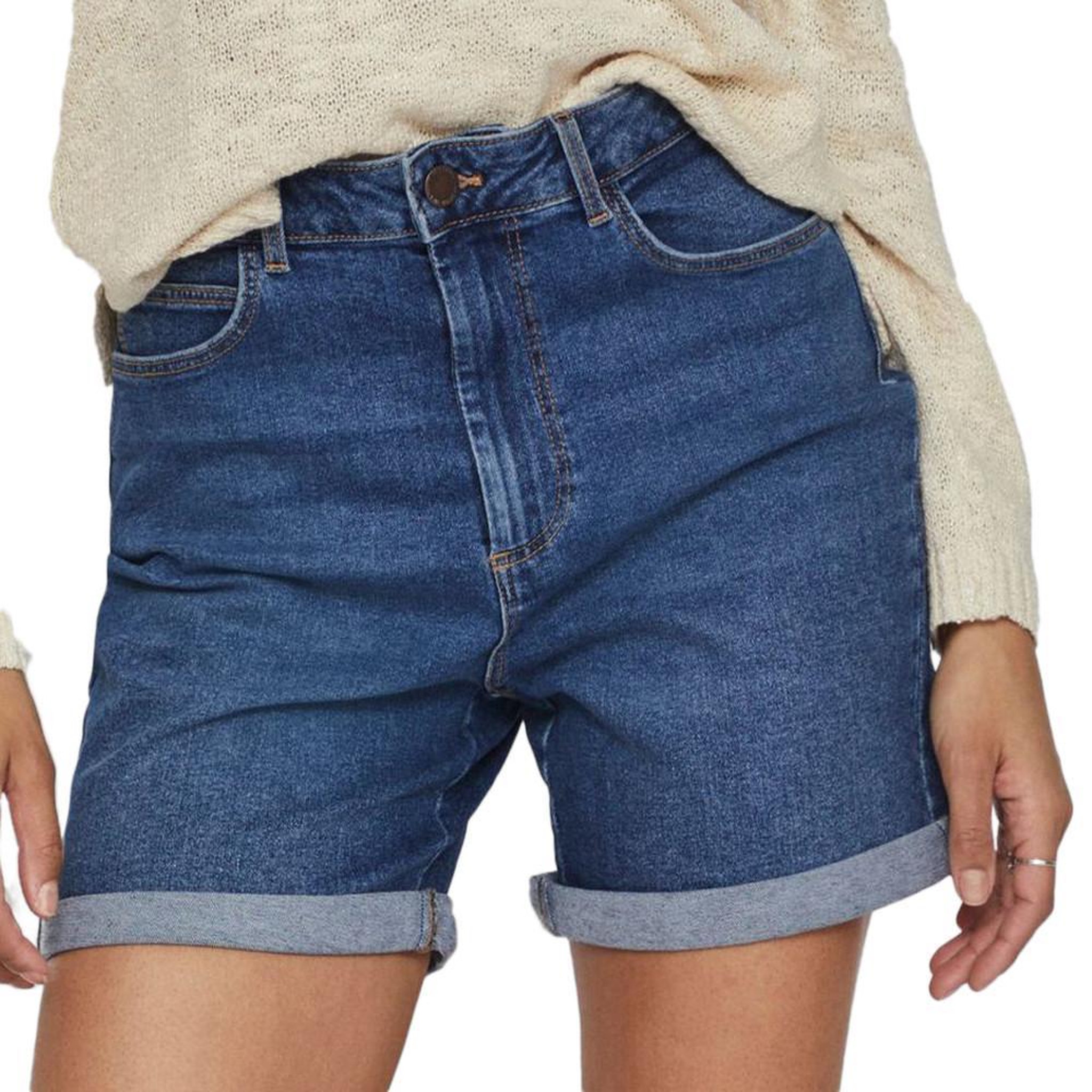 Vila Short  Femme Vila 140. Coloris disponibles : Bleu