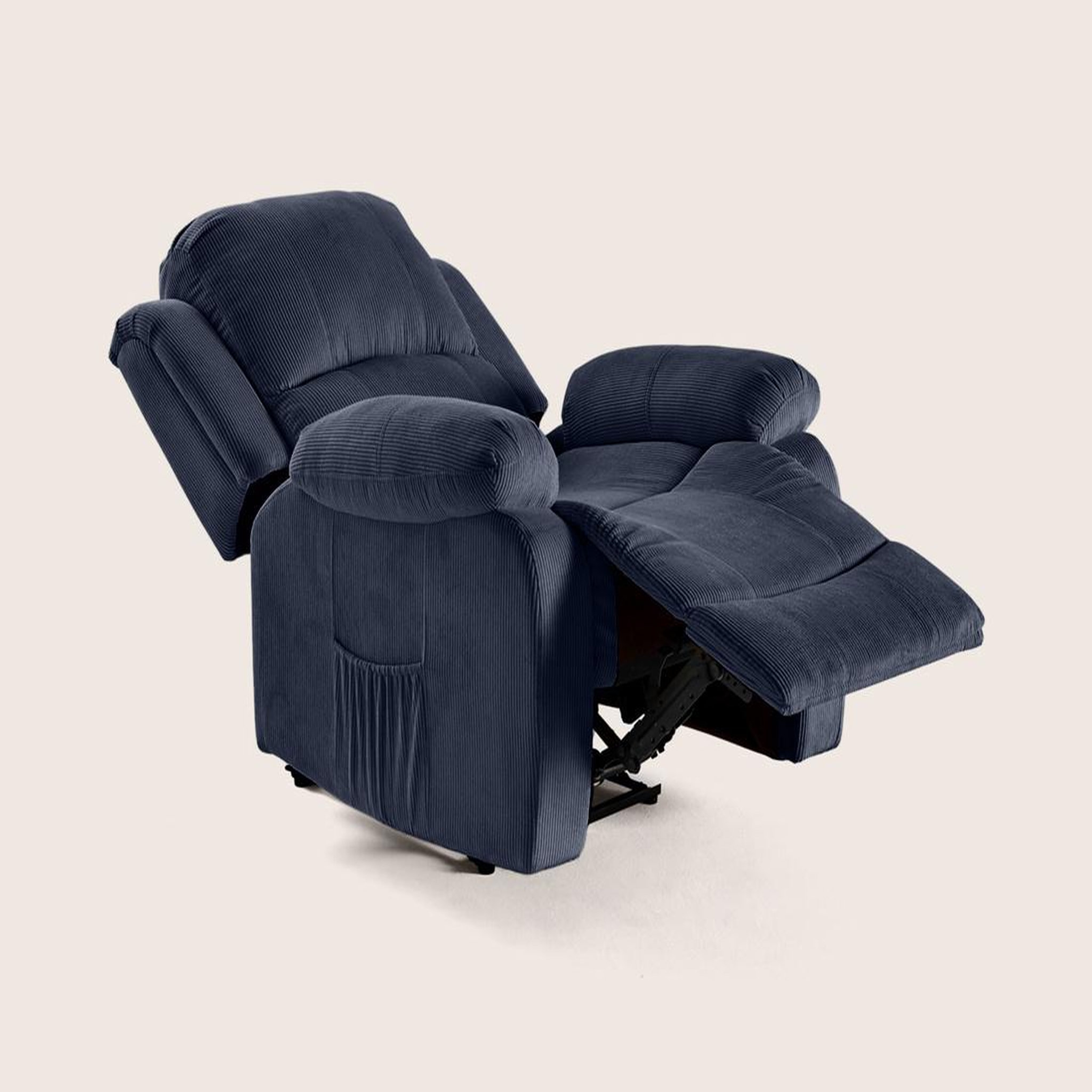Voir la diapositive 5 : BEST MOBILIER Armand - fauteuil relax électrique en velours côtelé