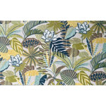 HABITABLE Tapis Must en velours imprimé Aude. Coloris disponibles : Vert