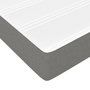 Voir la diapositive 5 : VIDAXL Matelas de lit a ressorts ensaches Gris fonce 180x200x20 cm