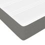 Voir la diapositive 5 : VIDAXL Matelas de lit a ressorts ensaches Gris fonce 180x200x20 cm