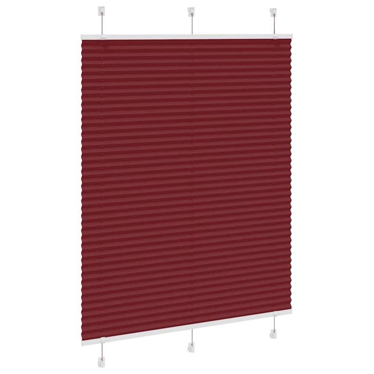 VIDAXL Store plisse rouge bordeaux 105x150 cm largeur du tissu 104,4cm