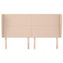 Voir la diapositive 3 : VIDAXL Tete de lit avec oreilles Cappuccino 203x23x118/128 cm