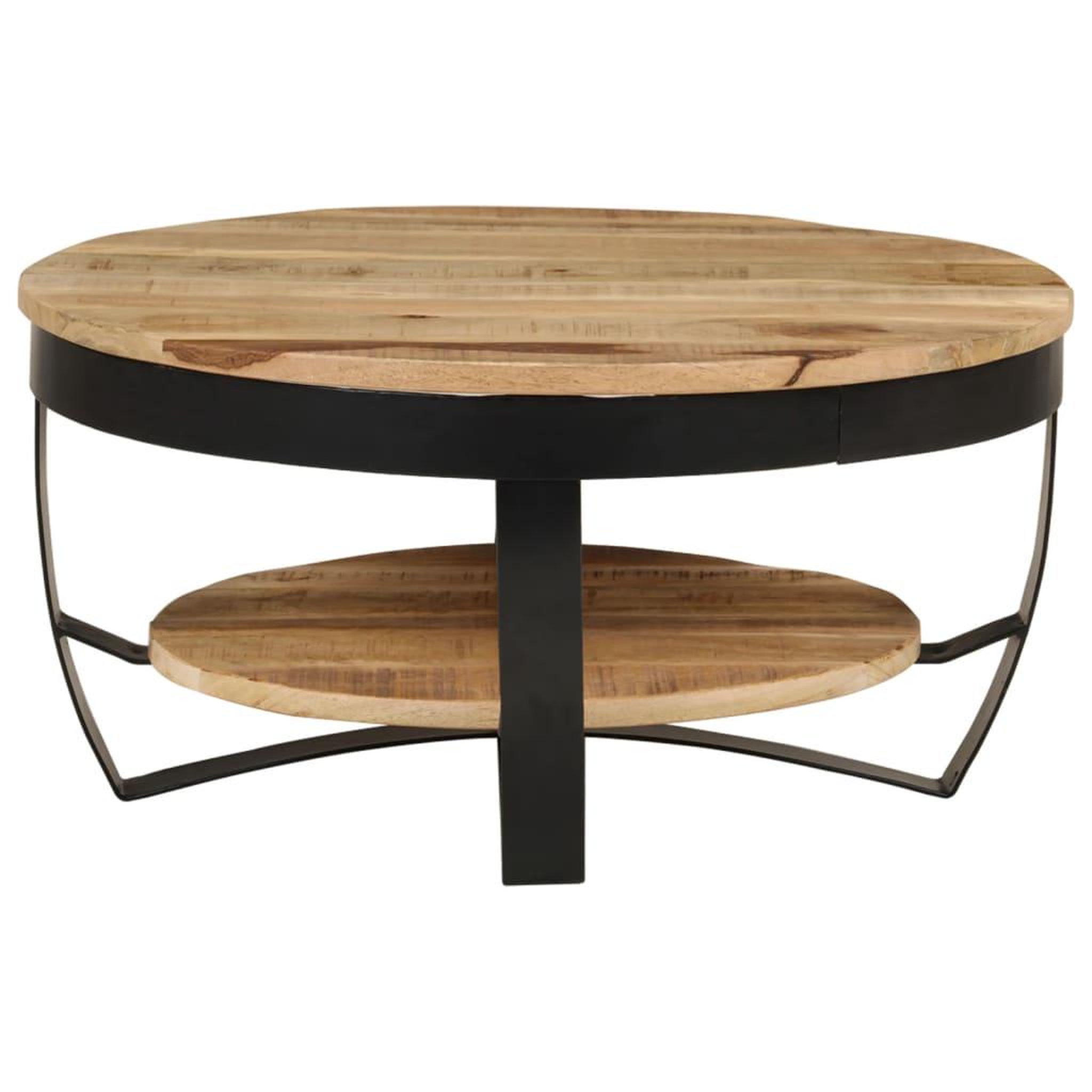 Voir la diapositive 2 : VIDAXL Table basse Bois massif de manguier brut 65x32 cm