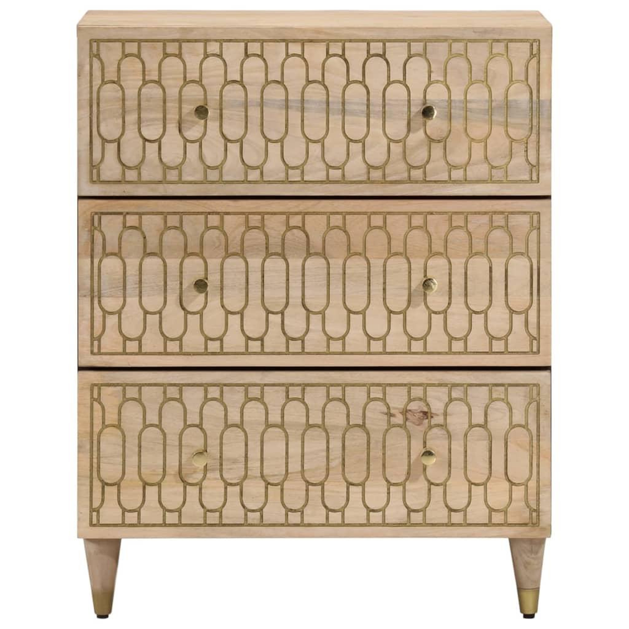 Voir la diapositive 4 : VIDAXL Armoires laterales 2 pcs 60x33x75 cm bois massif de manguier