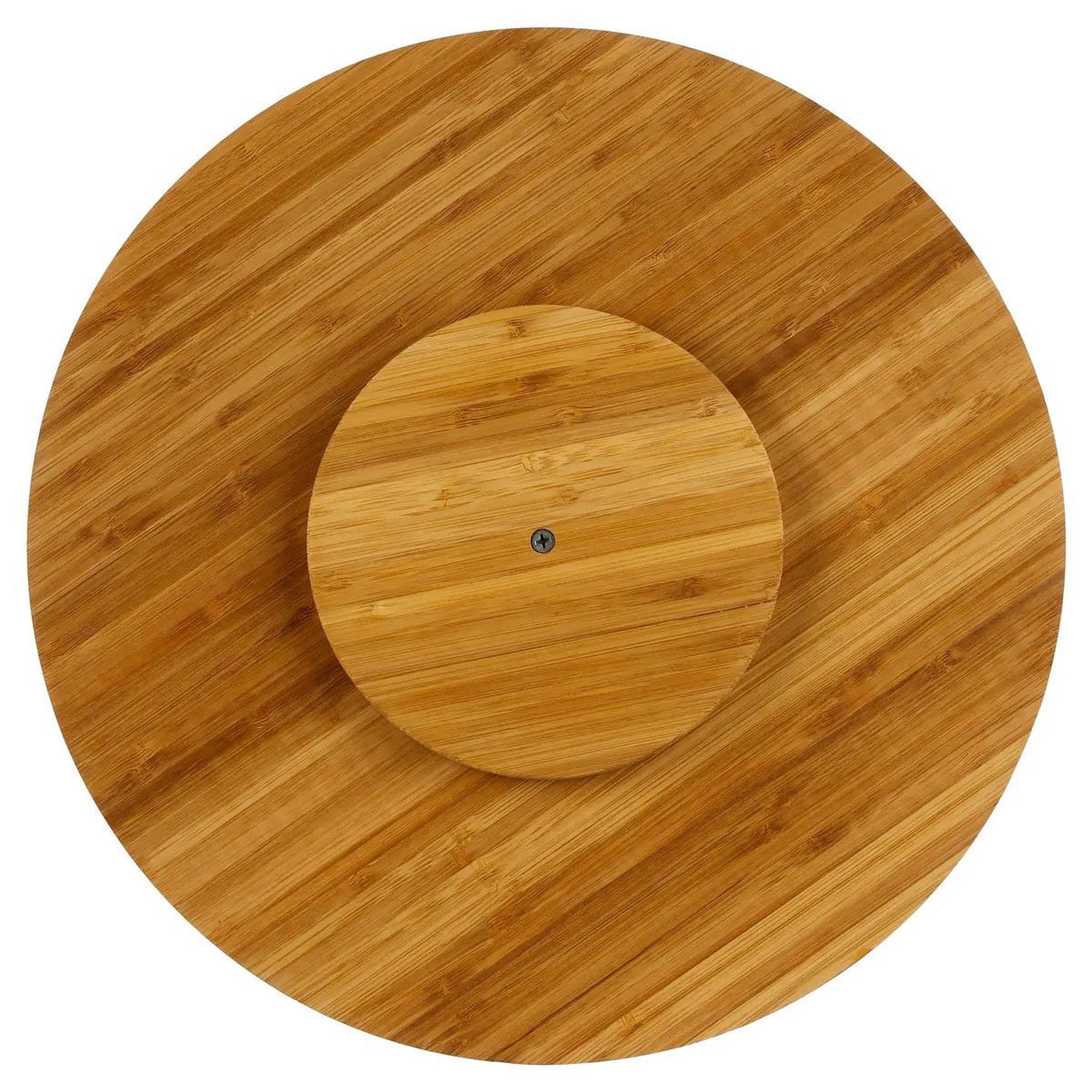 Voir la diapositive 3 : SECRET DE GOURMET Plateau tournant  bambou  35cm naturel
