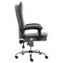 Voir la diapositive 3 : VIDAXL Chaise de bureau de massage Anthracite Similicuir
