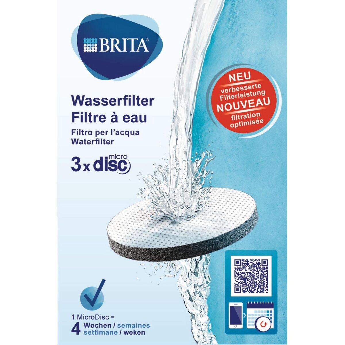 BRITA BRITA pack de 3 filtres MicroDisc