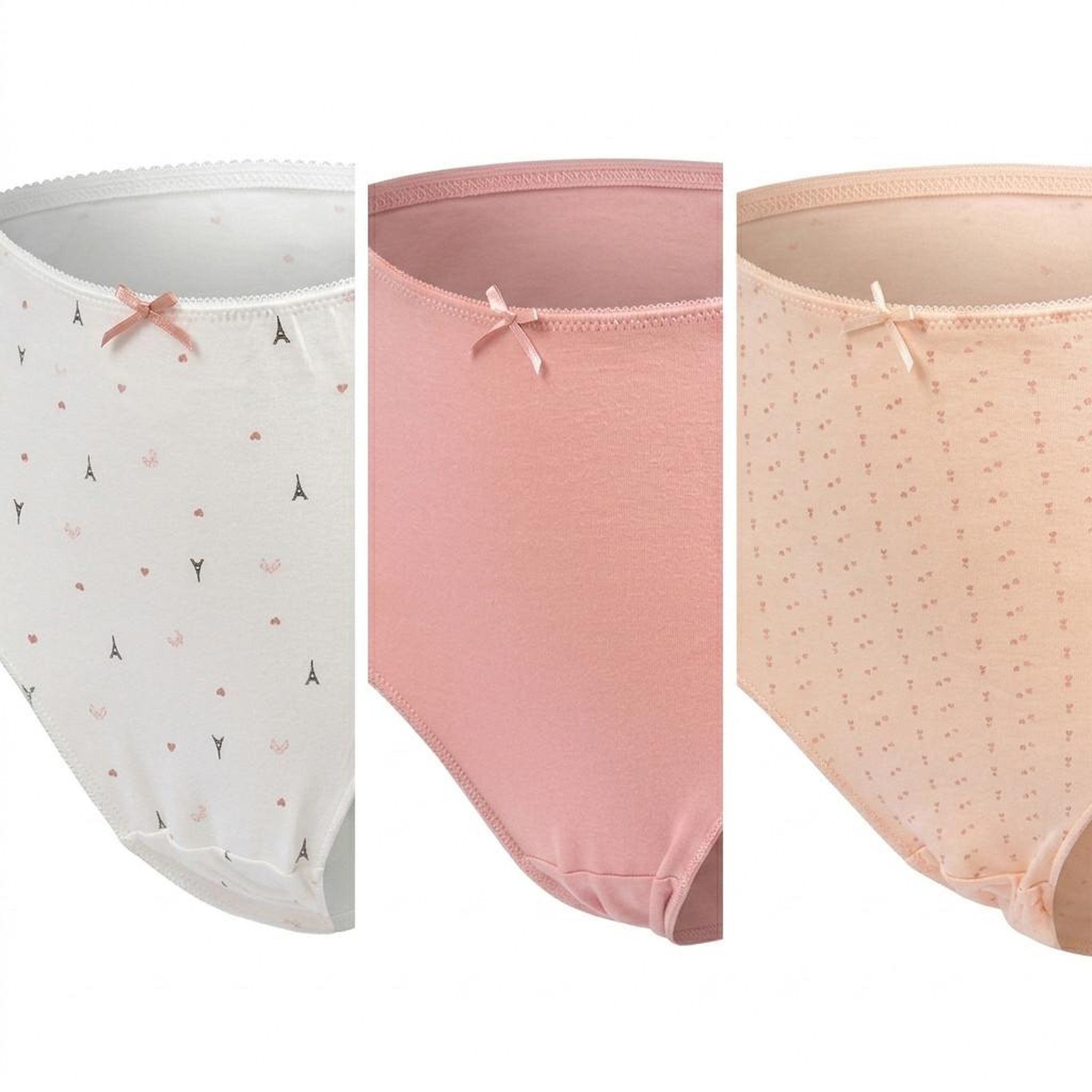 Voir la diapositive 5 : OZABI OZABI Pack de Culottes Femme Taille Haute Coton – Lot de 6
