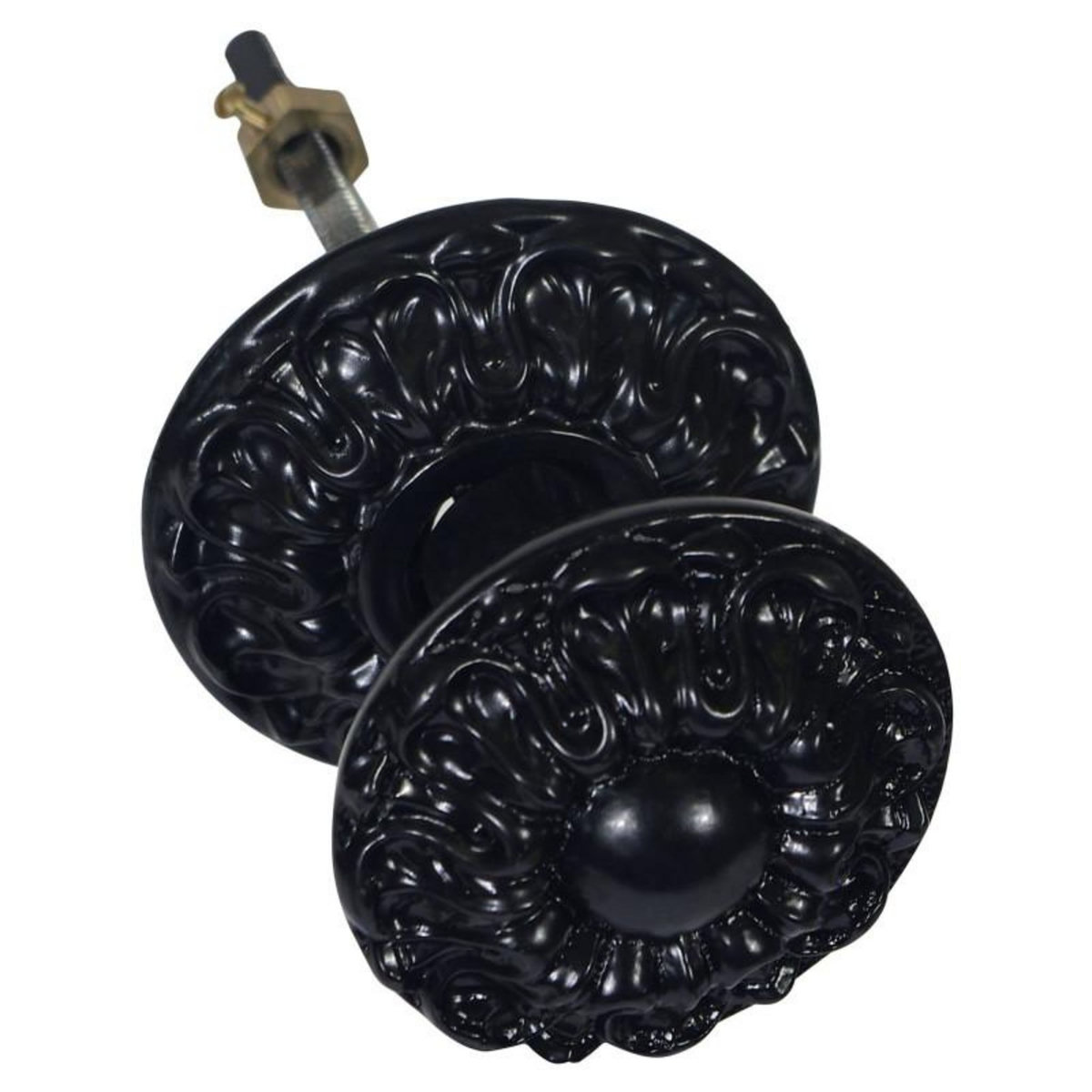 JARDINIER MASSARD Bouton chainette Dahila 91mm noir JARDINIER MASSARD J502120