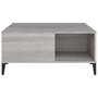 Voir la diapositive 5 : VIDAXL Table basse sonoma gris 80x80x36,5 cm bois d'ingenierie