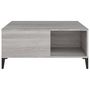 Voir la diapositive 5 : VIDAXL Table basse sonoma gris 80x80x36,5 cm bois d'ingenierie
